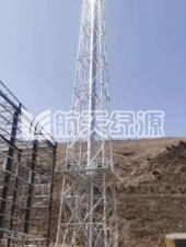 山西兴县50米塔架不锈钢烟囱项目（口径DN800mm，高度50m)