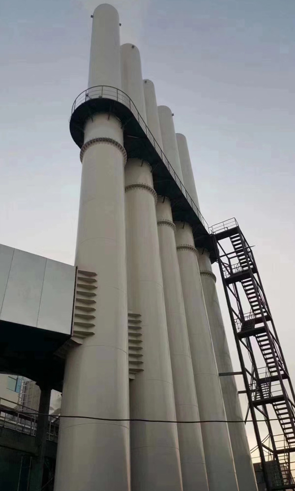 顺义大龙城北供热厂项目（口径DN2500mm，高度51.5m）
