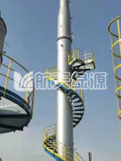 宁夏银川石化污水处理厂项目口径DN1400mm,高度30米